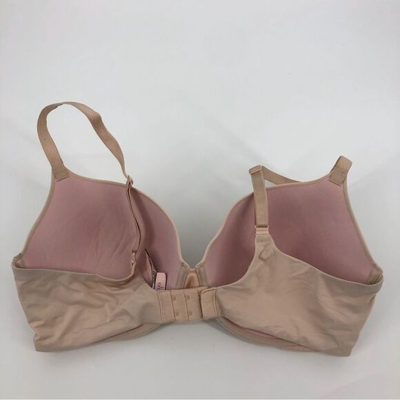 Victorias Secret T-Shirt Push-Up Full Coverage Bra 38DD Nude Cream - Picture 2 of 10